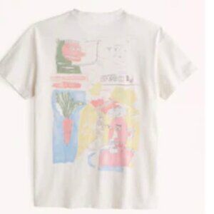 Abercrombie mens Basquiat Graphic Tee - 2XL NWT